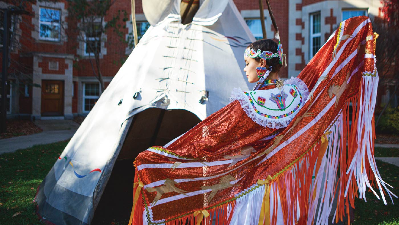 Hailey dancing pow wow