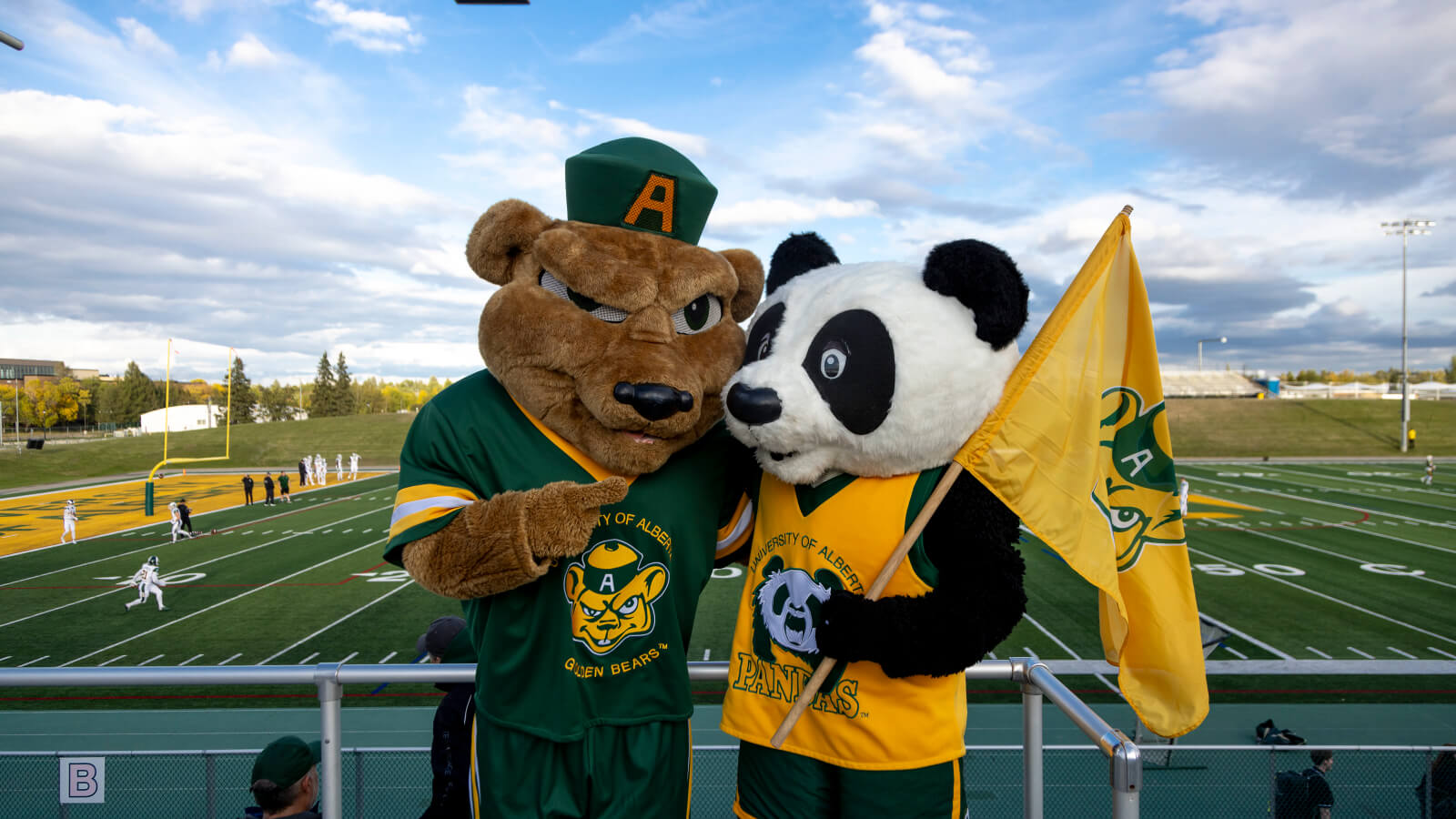 Guba and Patches at Foote Field