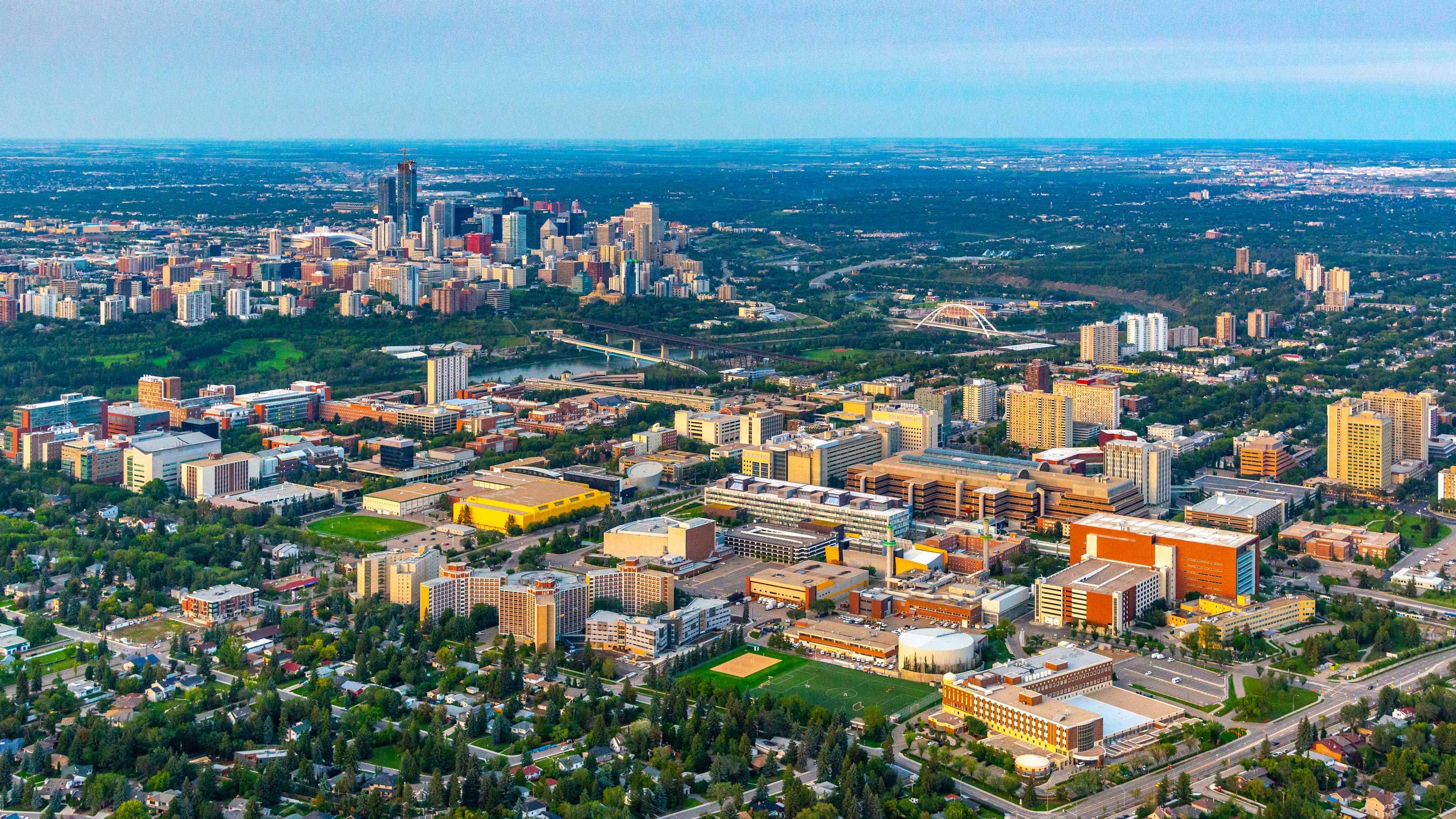 Edmonton and U of A aerial