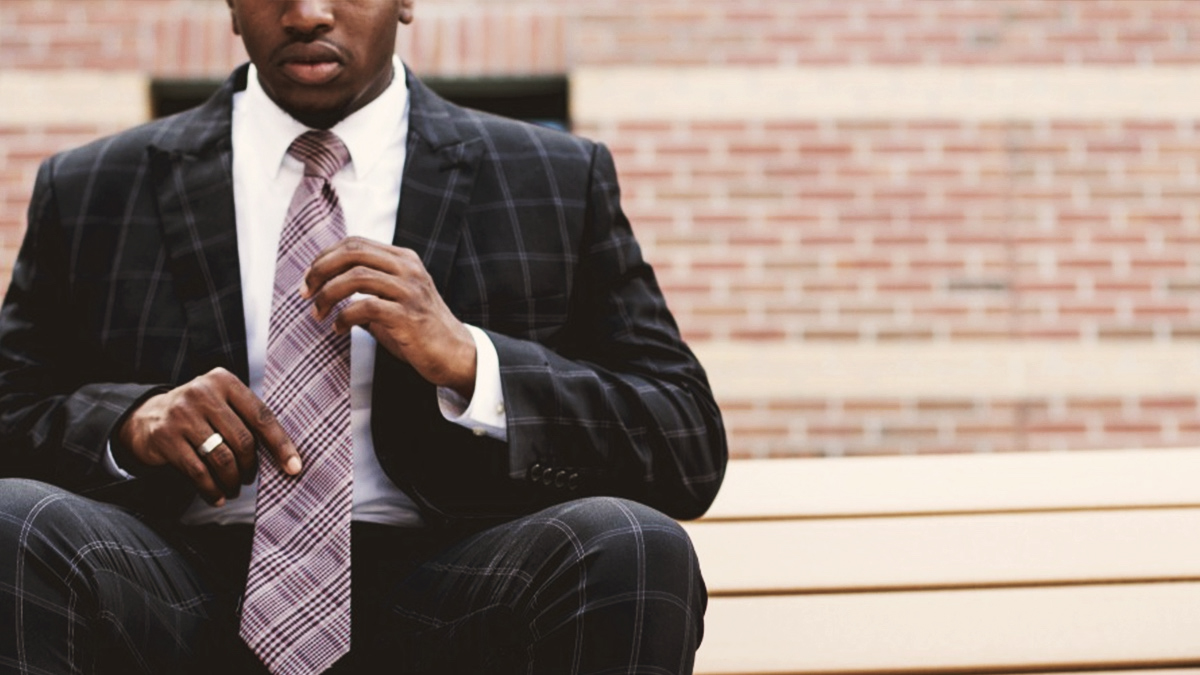 Man in suit and tie