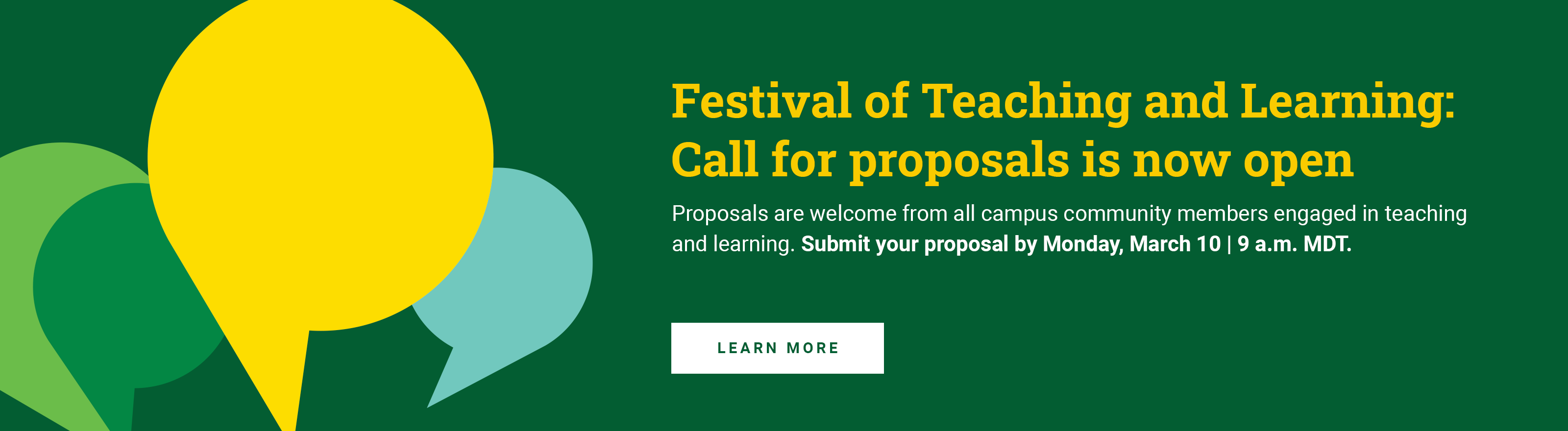 FoTL 2025 Call for proposals is now open Please submit your proposal by Monday, March 10, 2025, at 9 a.m. 5, at 9 a.m. Proposals are welcome from all campus community members engaged in teaching and learning