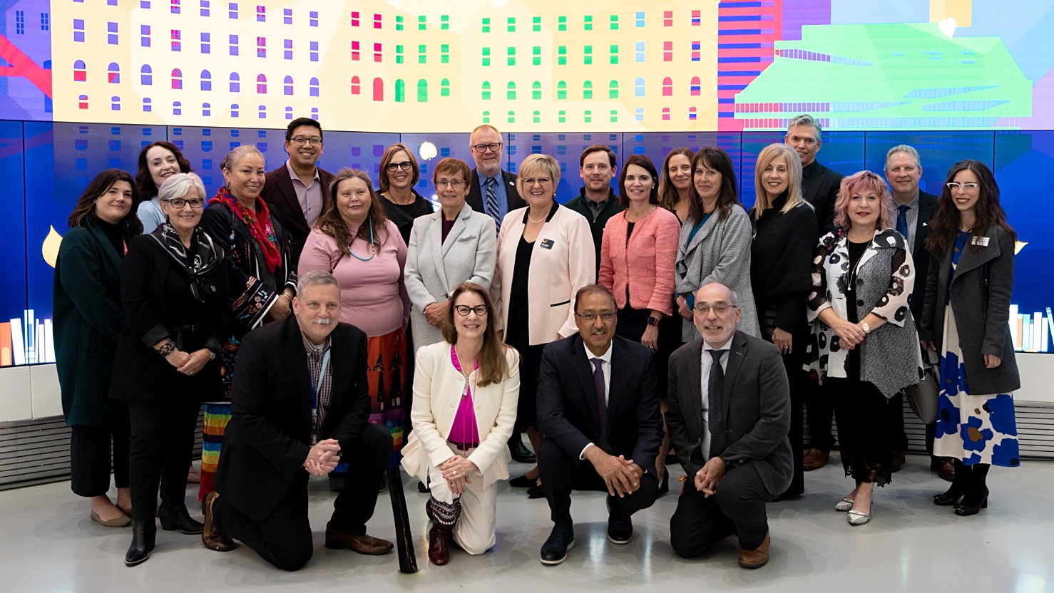 Edmonton Mayor Amarjeet Sohi is joined by community partners to announce the city's designation as Canada's first UNESCO Learning City. (Photo: Supplied)