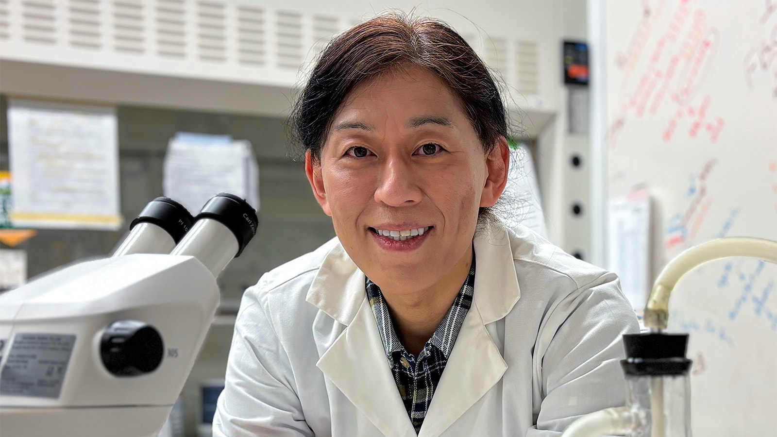 Toshifumi Yokota leads a U of A research team that has taken the first step toward proving its innovative gene therapy can treat a rare genetic condition called dysferlinopathy that impairs the body’s ability to repair damaged muscles. (Photo: Supplied)