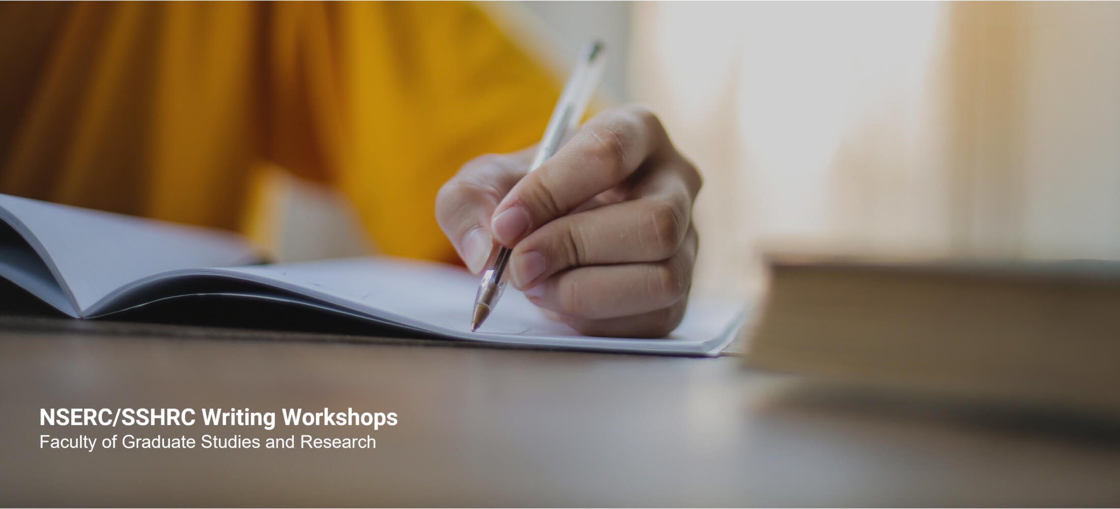 NSERC SSHRC Writing workshop