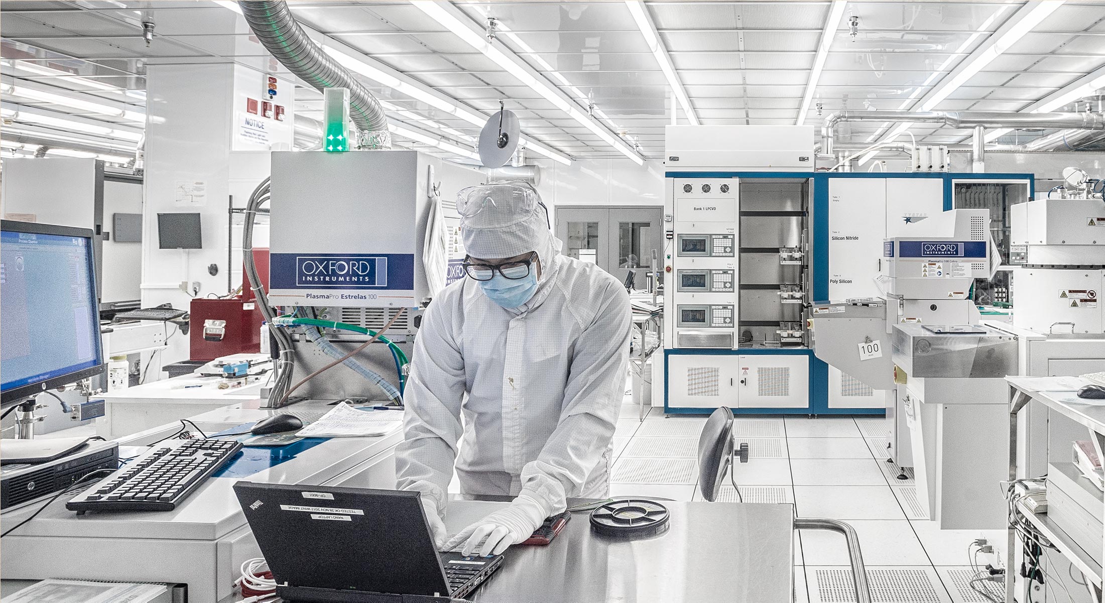 Scientist working in a lab