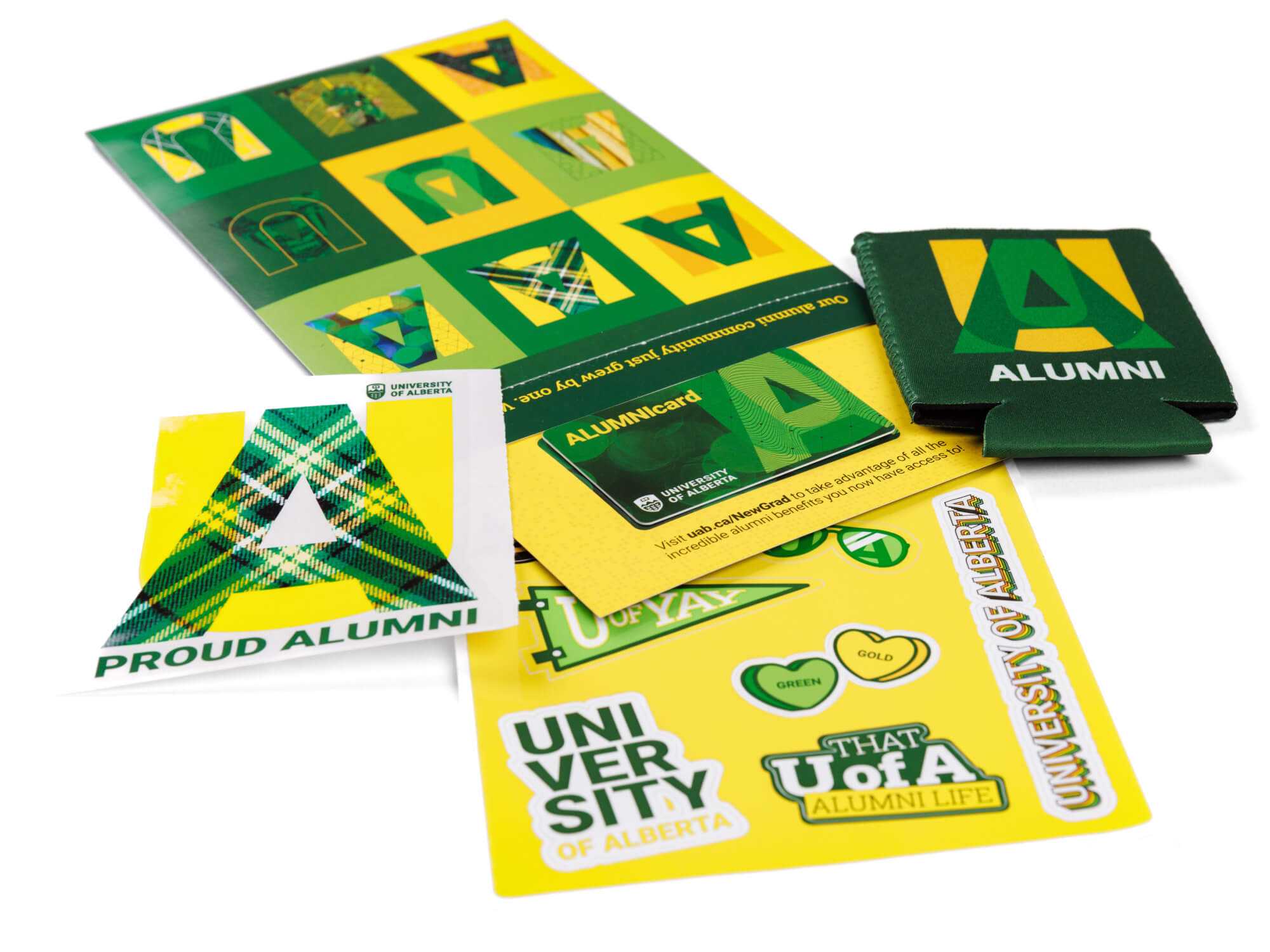 Alumni card and other gifts for new grads