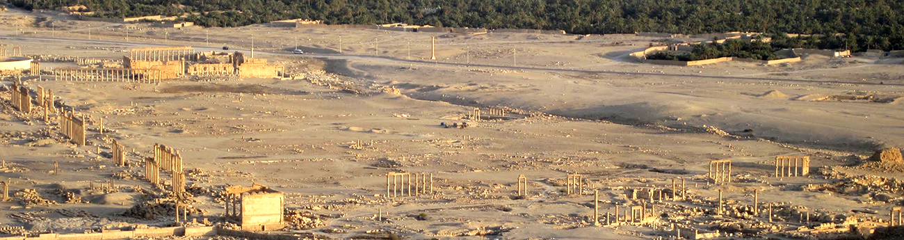 Palmyra, an ancient Semitic city in present-day Homs Governorate, Syria. Photo credit: Mary Cummins