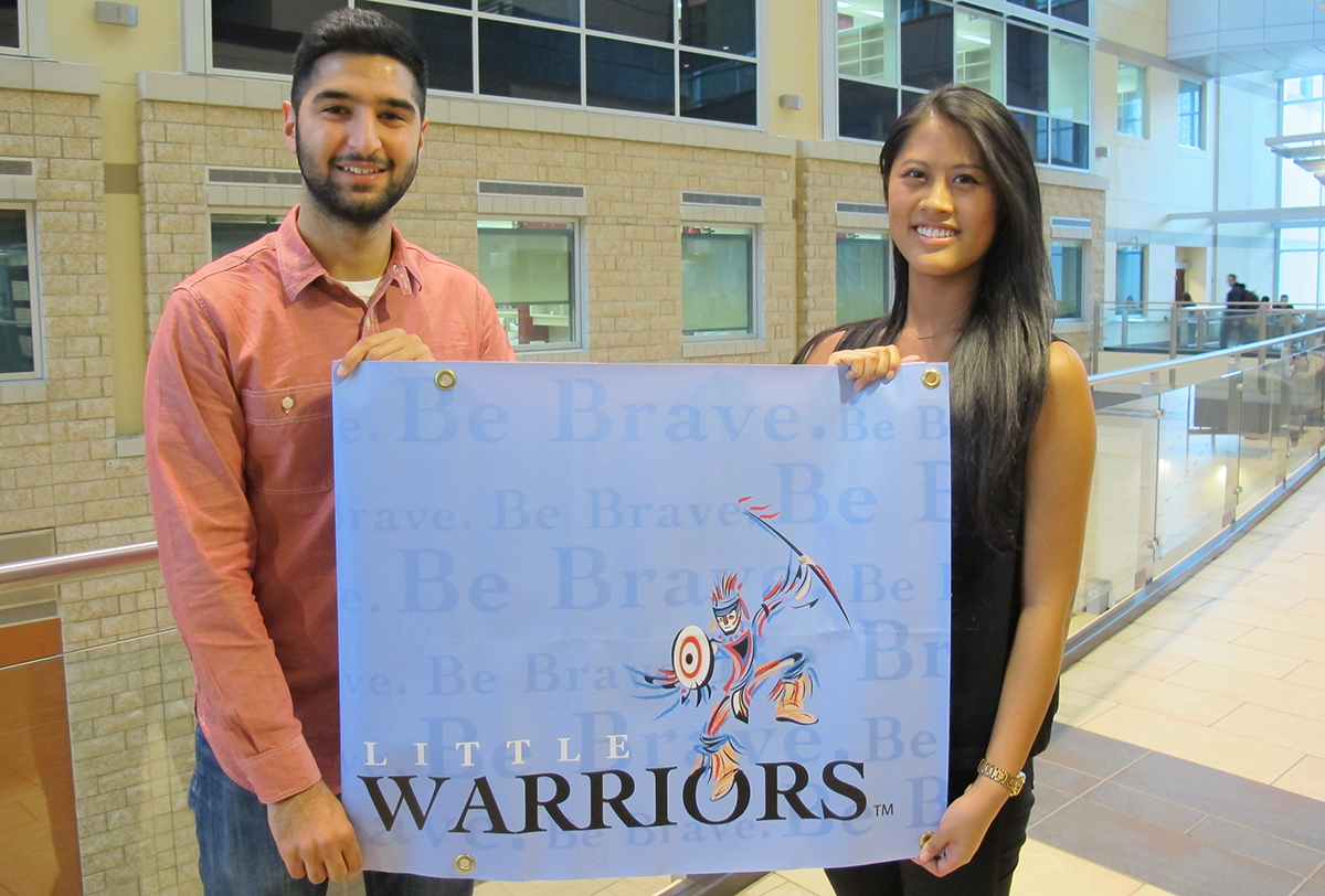 L-R Second-year medical students Qassim Mian and Ying Ling