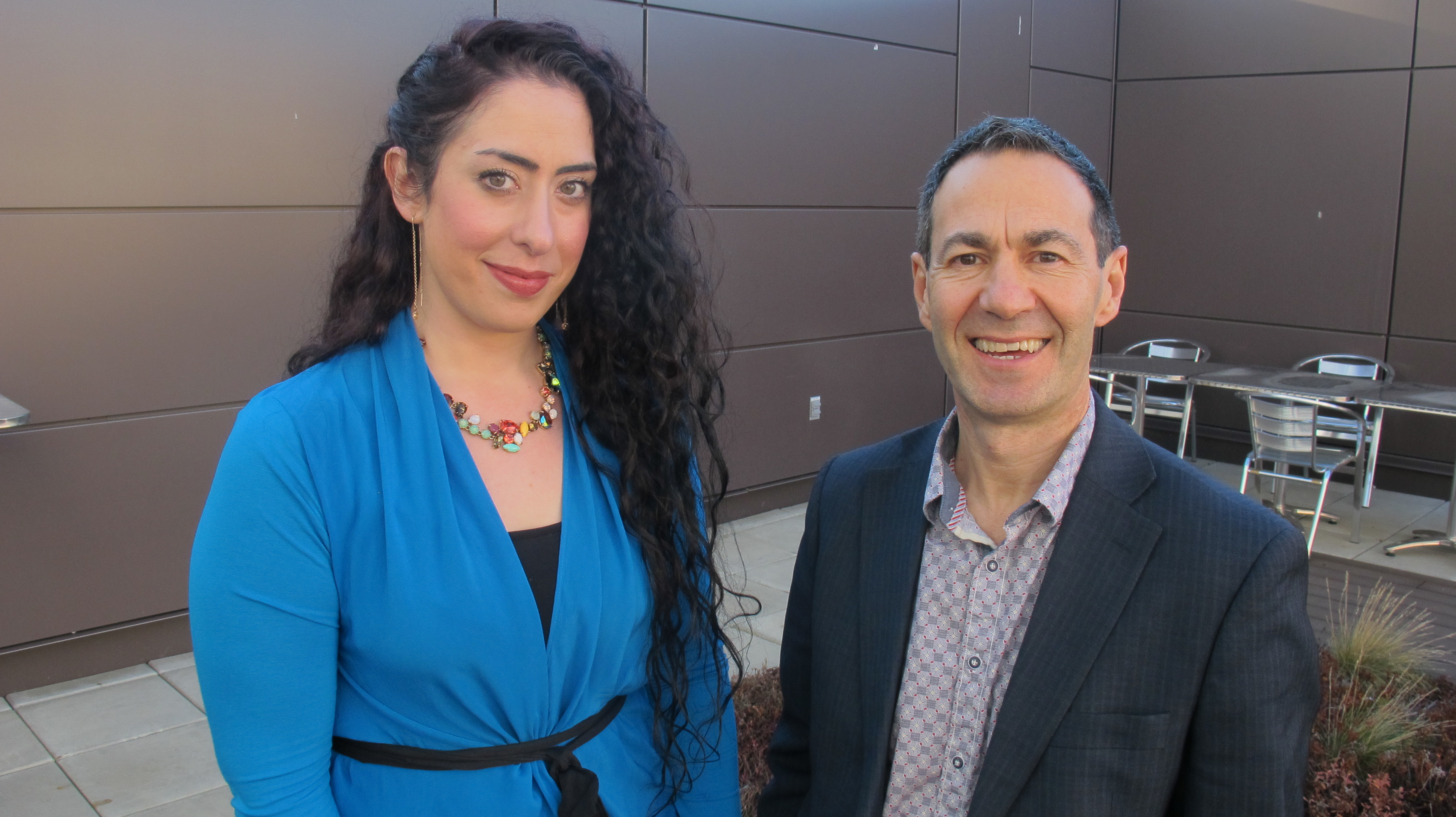 Yasmeen Krameddine and Peter Silverstone