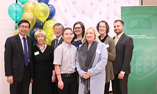 Dignitaries at the announcement of the CASA Research Chair in Child and Adolescent Mental Health