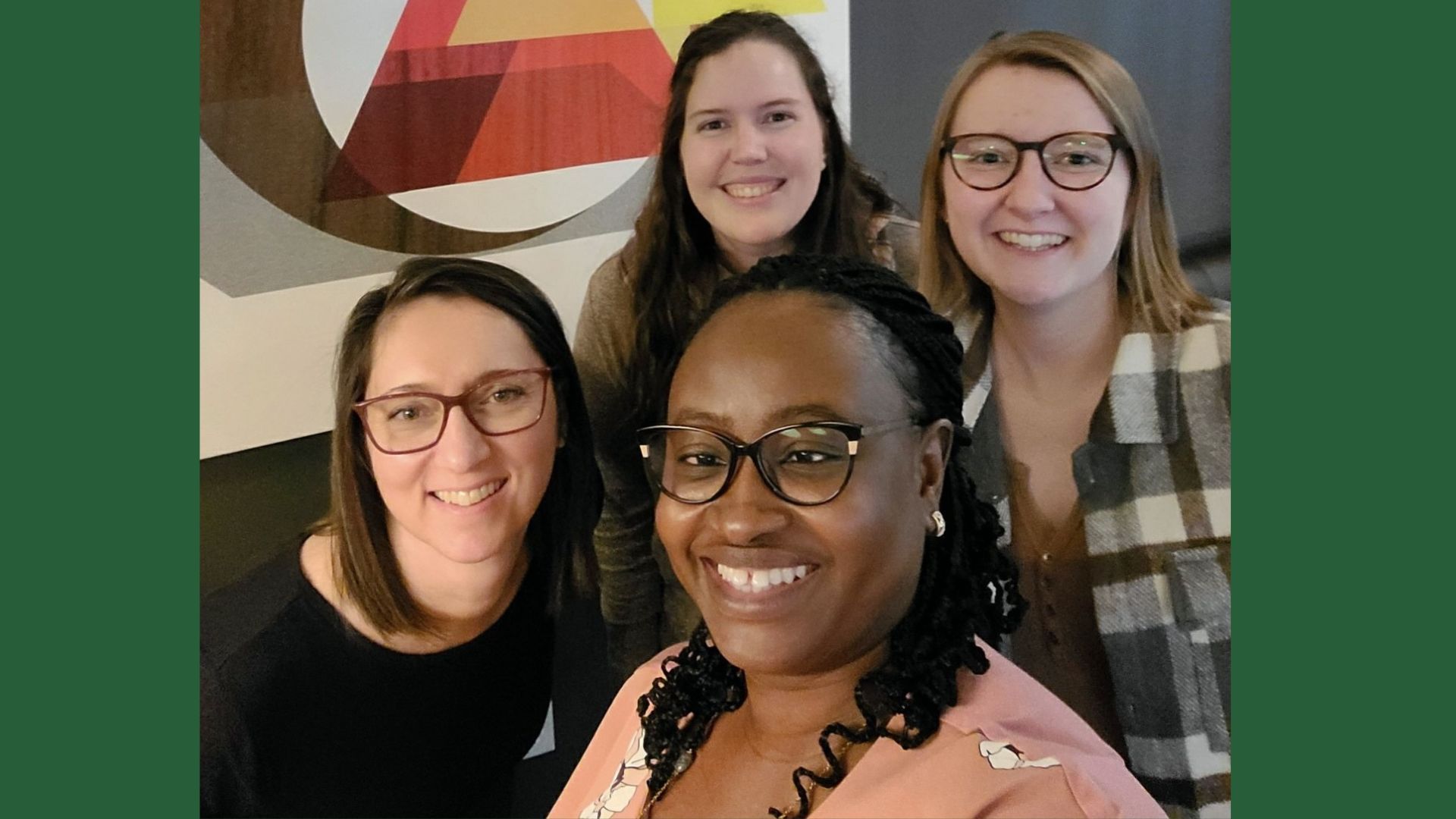 Dr. Deanna Funk and her colleagues at the Central Peace Health Centre in Spirit River: from left to right - Dr. Eva Kitagawa, Dr. Danae Wolfaardt (back), Dr. Folake Olaniyan (front), Dr. Deanna Funk