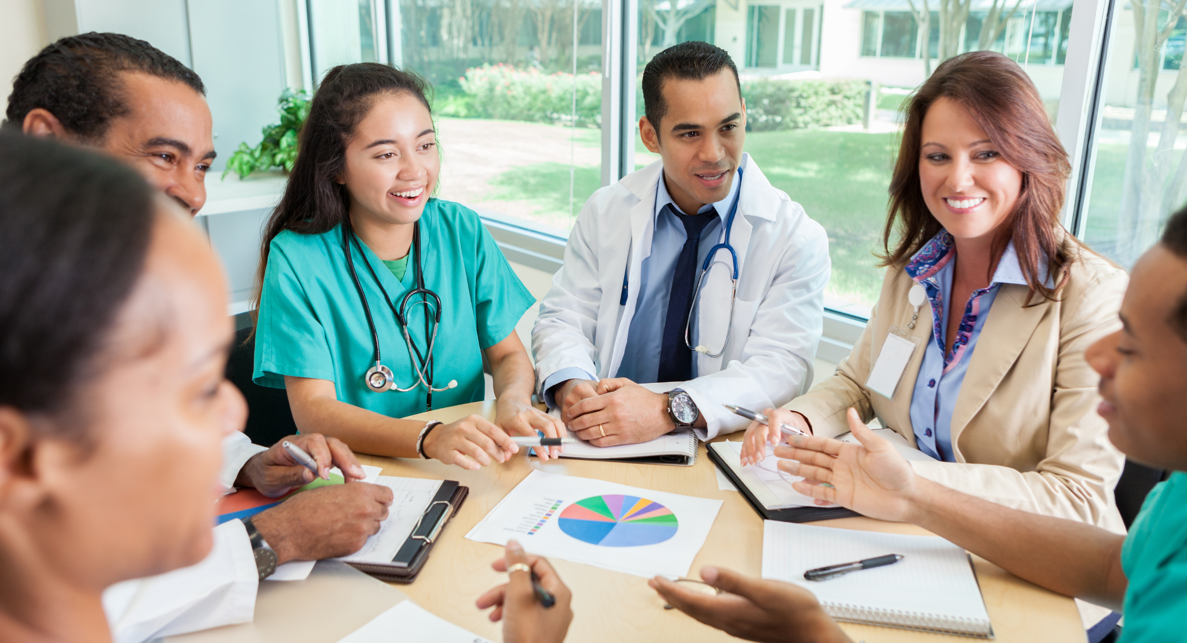 Medical professionals in a meeting