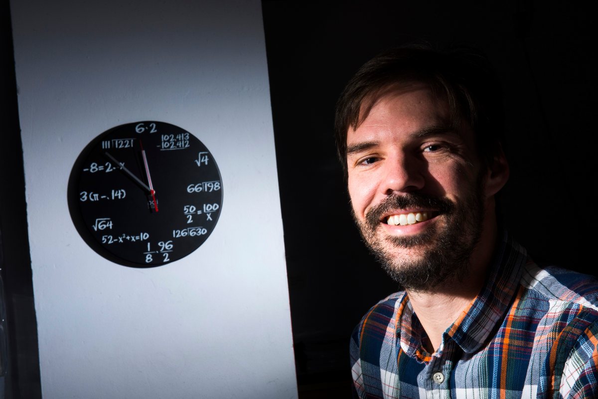 Vincent Bouchard, a professor and associate chair (undergraduate) in the University of Alberta’s Department of Mathematical and Statistical Sciences.