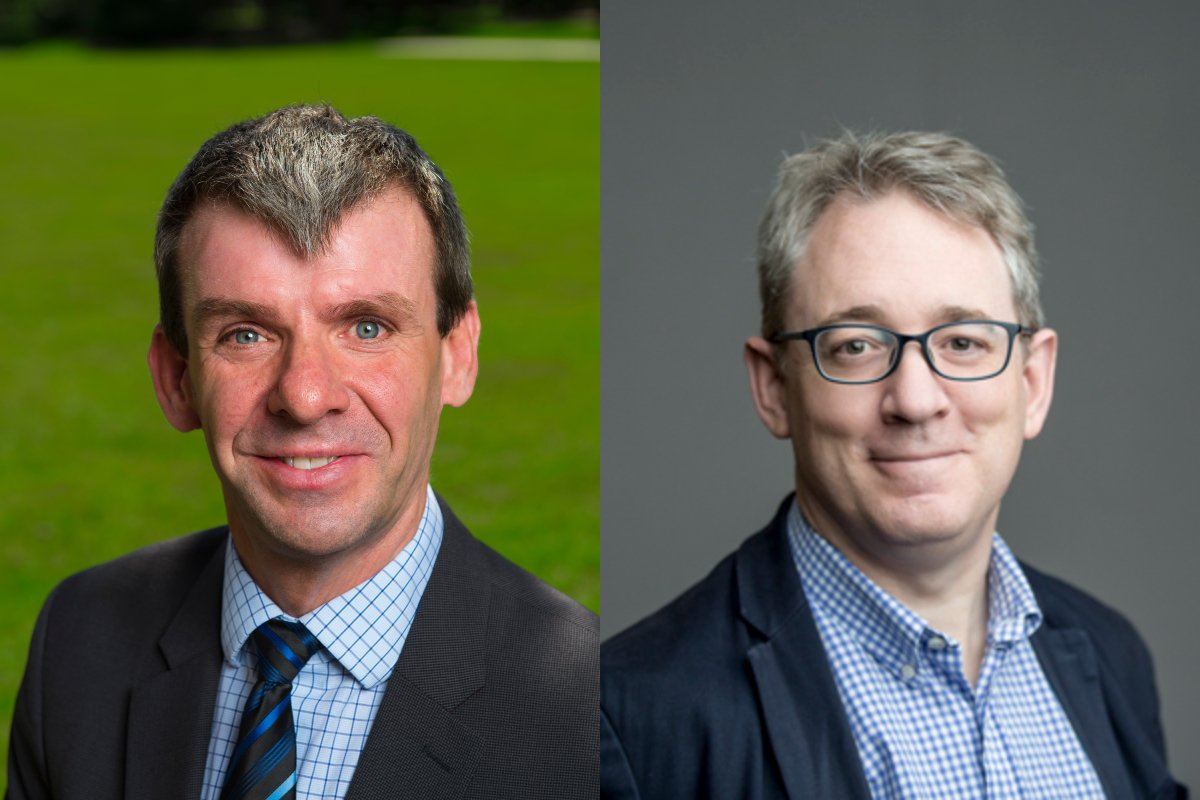 Professor Ian Mann in the Department of Physics (left) and Professor Todd Lowary in the Department of Chemistry (right) have both been inducted into the Royal Society of Canada, recognized for their research excellence and scientific accomplishments.